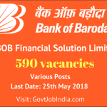 BOB Financial Solutions Limited (BFSL) Recruitment 2018