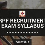RPF Constable Syllabus and exam pattern