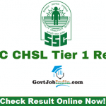 SSC CHSL Final Result