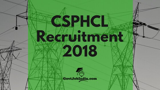 CSPHCL Line attendant recruitment 2018