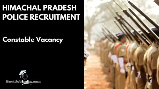 HP Police Constable Recruitment