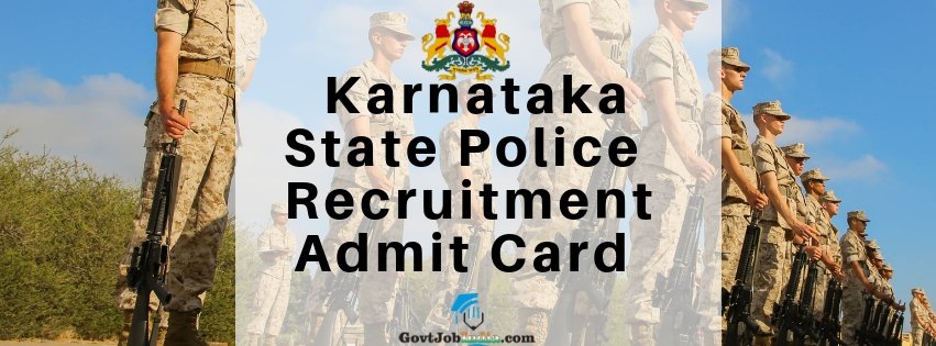 Karnataka State Police Recruitment 