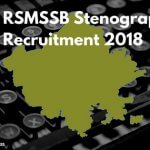 RSMSSB Stenographer Recruitment 2018 Rajasthan
