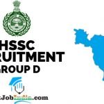 HSSC Group D Recruitment