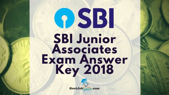 SBI JA Mains Answer key
