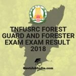 TNFUSRC Forest Guard and Forester Physical Exam Result 2018
