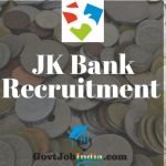 JK Bank Recruitment