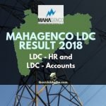 Mahagenco LDC Result and exam Cut Off marks 2018