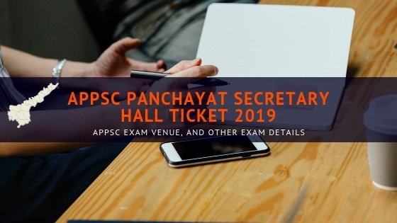 APPSC Panchayat Secretary Hall ticket 2019
