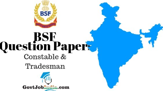 BSF Question Papers 2019