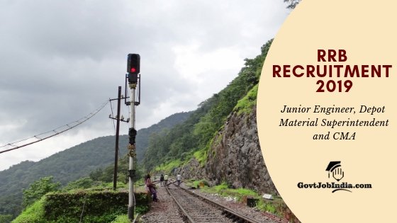 RRB Junior Engineer Recruitment 2019 - Apply online now for 14033 posts of JE IT, DMS and CMA 