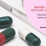 WBHRB Medical Officer Exam Result , cut off marks and merit list 2019