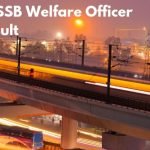 DSSSB Welfare Officer Merit List