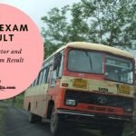 MSRTC EXAM RESULT Cut Off and Merit List