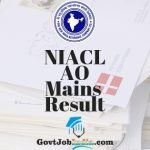 NIACL AO Mains Merit List