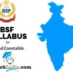 BSF Head Constable Syllabus 2019
