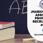 JPSC Asst Professor Bharti 2019