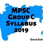 MPSC Group C Syllabus PDF 2019