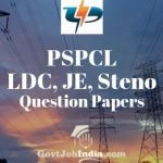 PSPCL LDC, JE, Steno Previous Papers