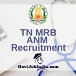 TNMRB Village Health Nurse Recruitment